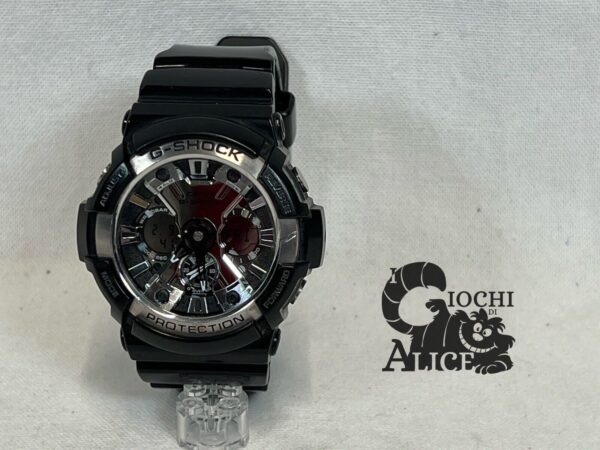 Orologio Casio Analogico digitale G-Shock GA-200BW nero