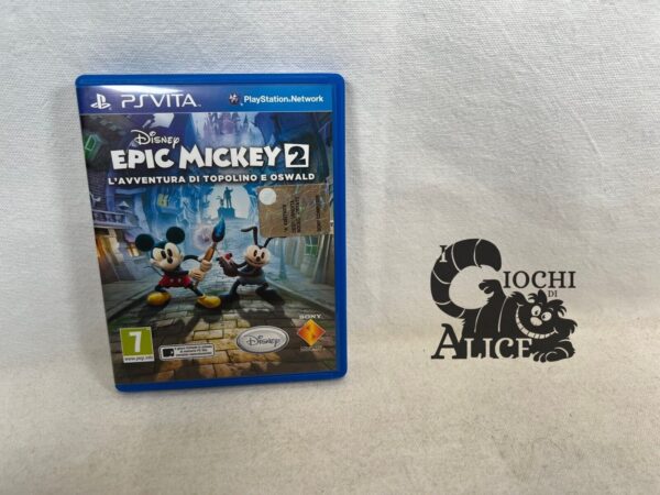 Playstation PsVita  - Disney Epic Mickey 2 L’avventura Di Topolino E Oswald
