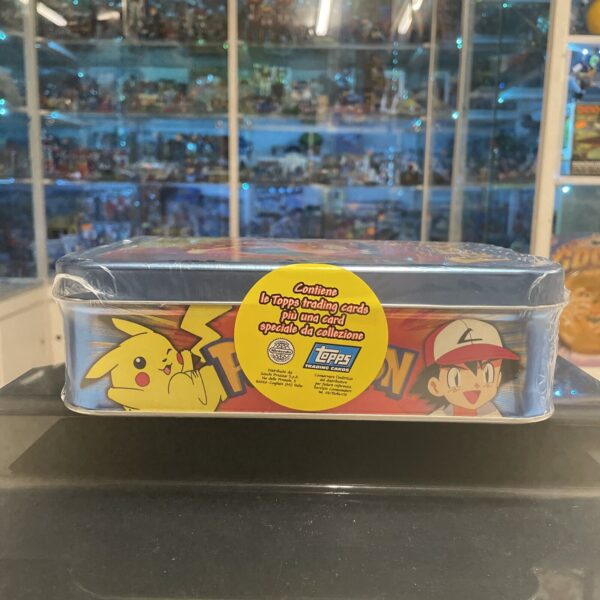 Pokemon Nintendo  TOPPS Trading Card TIN Box Charizard Seald NUOVO Misb - immagine 3