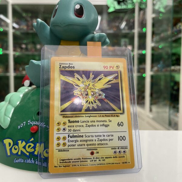 Pokemon Nintendo  Zapdos 16/102 Set Base Rara Holo ITA - VG - tcg