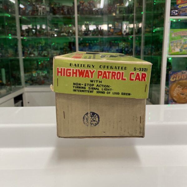 S & E  Tin Toy 1960's - HIGHWAY PATROL  CAR - Made in Japan Vintage - immagine 4