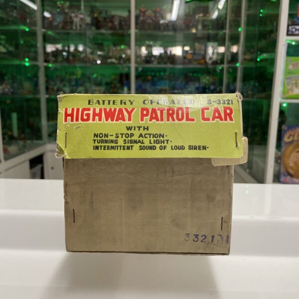 S & E  Tin Toy 1960's - HIGHWAY PATROL  CAR - Made in Japan Vintage - immagine 6