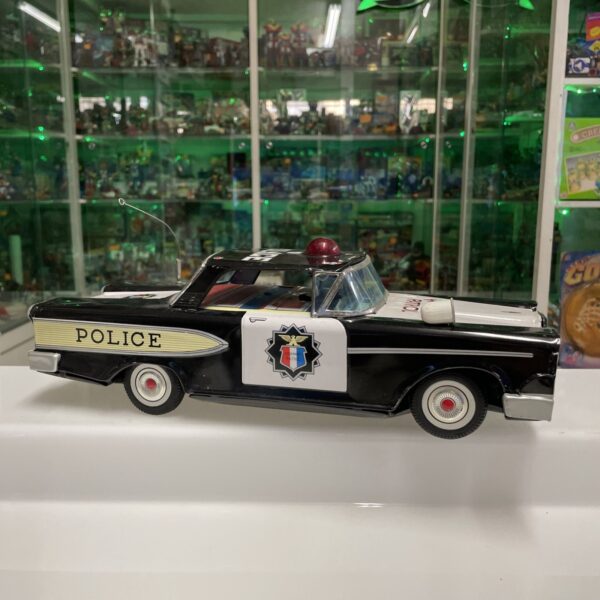 S & E  Tin Toy 1960's - HIGHWAY PATROL  CAR - Made in Japan Vintage - immagine 7