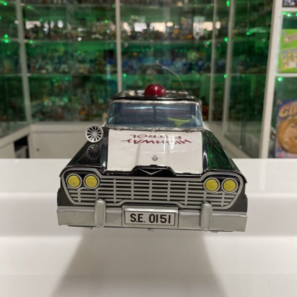 S & E  Tin Toy 1960's - HIGHWAY PATROL  CAR - Made in Japan Vintage - immagine 8