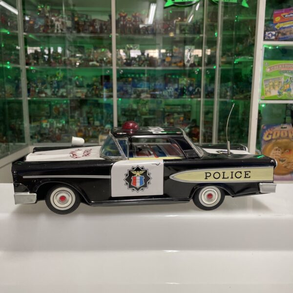 S & E  Tin Toy 1960's - HIGHWAY PATROL  CAR - Made in Japan Vintage - immagine 9