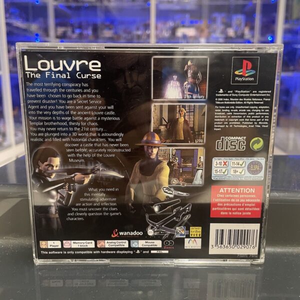 SONY Ps1 Louvre the final curse Sony Playstation Pal - immagine 3