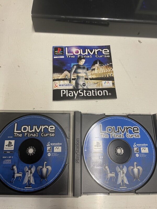 SONY Ps1 Louvre the final curse Sony Playstation Pal - immagine 8