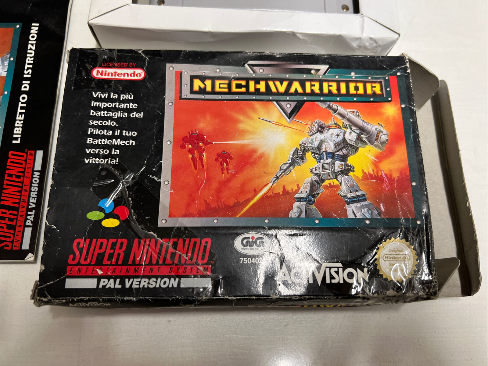 SUPER-NINTENDO-Videogioco-Mechwarrior-Pal-Ita-Gig-133968860790-7