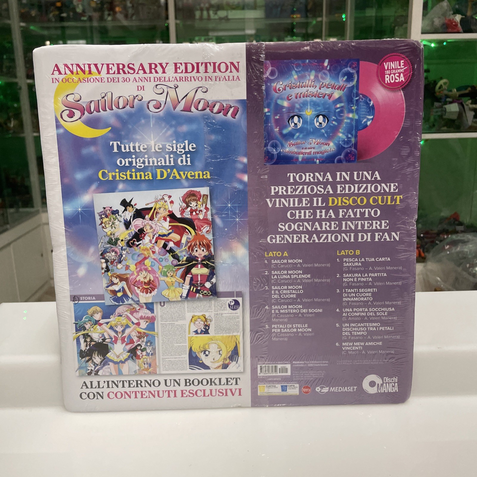Sailor Moon - CRISTALLI, PETALI E MISTERI - 33 Giri Vinile Rosa Anniversary Ed. - immagine 3