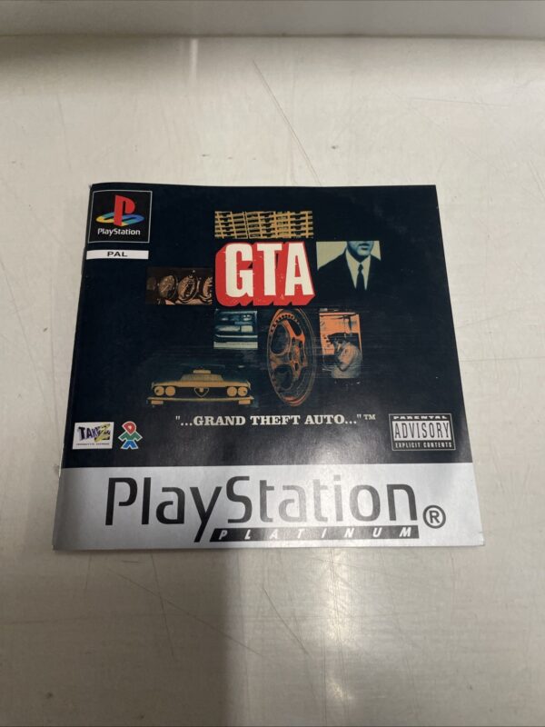 Sony Playstation Ps1 GTA Grand Theft Auto Platinum OTTIMO !! - immagine 14