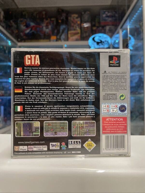 Sony Playstation Ps1 GTA Grand Theft Auto Platinum OTTIMO !! - immagine 3