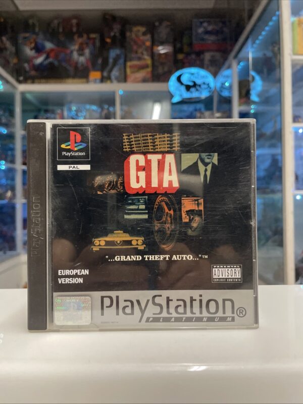 Sony Playstation Ps1 GTA Grand Theft Auto Platinum OTTIMO !!