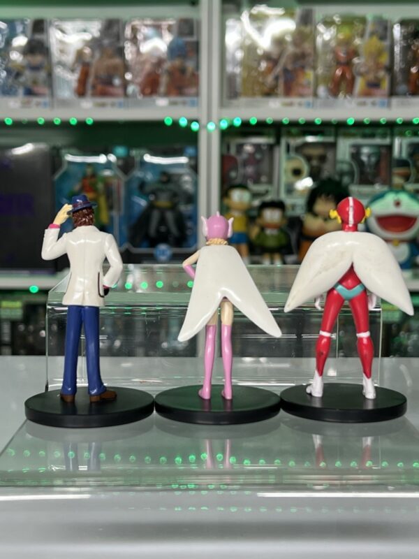 Tatsunoko  Figure Collection Gashapon - set Hurricane Polimar 3 personaggi - immagine 4