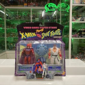 Toy Biz - 1998 - X-men Vs Street Fighter - Magneto E Ryu - Nuovo Sealed