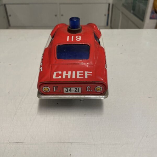 ALPES - MODERN TOYS - Tin Toy Ford Mustang Mach 1 - Highway Patrol - Latta - immagine 16