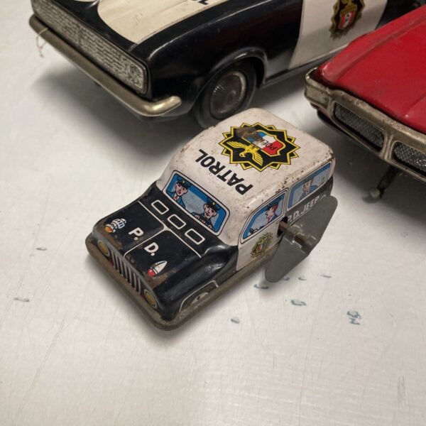 ALPES - MODERN TOYS - Tin Toy Ford Mustang Mach 1 - Highway Patrol - Latta - immagine 3