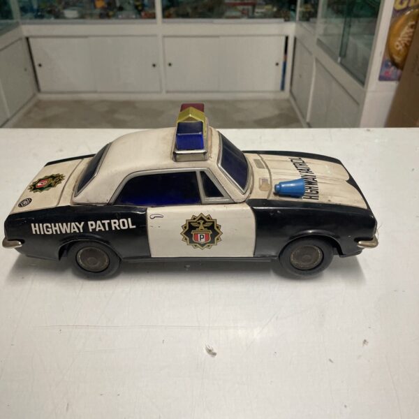 ALPES - MODERN TOYS - Tin Toy Ford Mustang Mach 1 - Highway Patrol - Latta - immagine 6