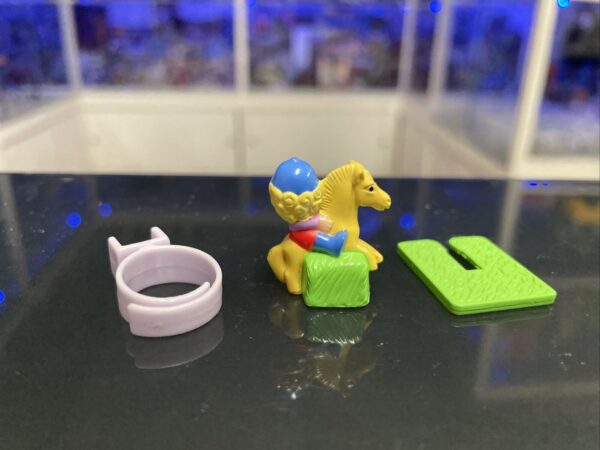 BLUEBIRD POLLY POCKET VINTAGE polly on her pony Ring 1990 Completo - immagine 3