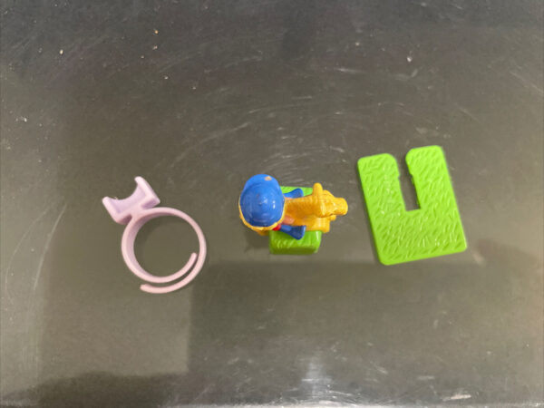 BLUEBIRD POLLY POCKET VINTAGE polly on her pony Ring 1990 Completo - immagine 4