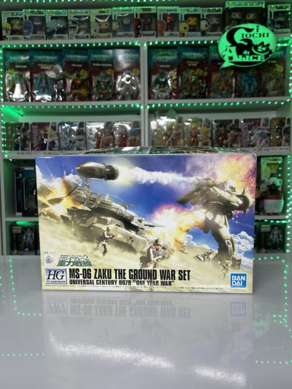 Bandai Model Kit HG 1/144 MS-06 Zaku The Ground War Set Universal Century 0079