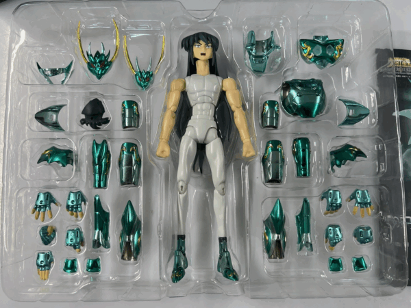 Bandai Myth Cloth - Hades Series - Dragon Shiryu  V4 God Cloth 10th Anniversary - immagine 10