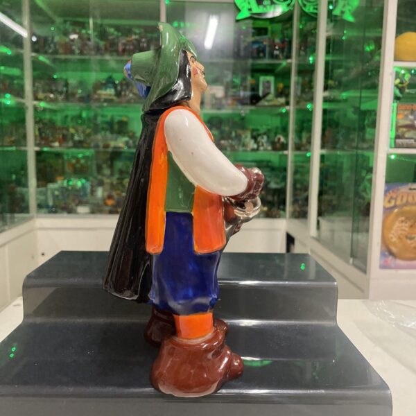 Bottiglia in ceramica maiolica da 27 cm Cima Perugia Ezio Cocchioni Deruta - immagine 3