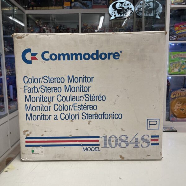 COMMODORE Monitor 1084S Solo Box CONFEZIONE Originale - immagine 4
