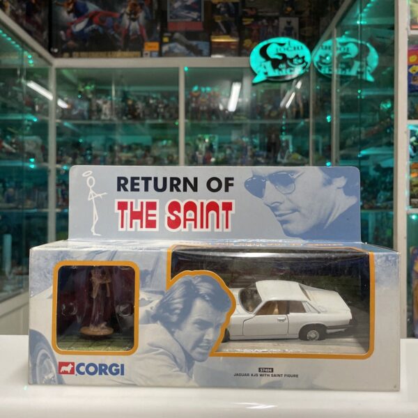 CORGI - Return of The Saint - Jaguar xjs con Miniatura in metallo