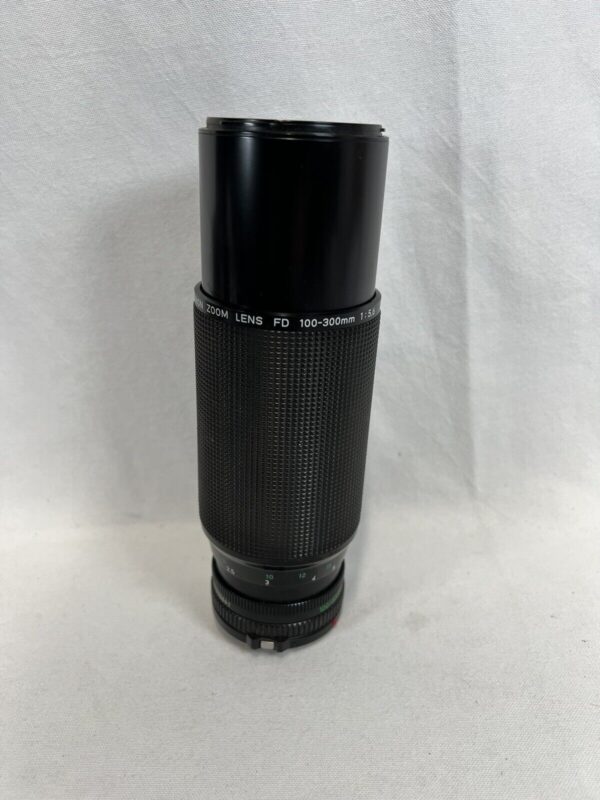 Canon Zoom Lens FD Standard 100-300mm 1:5.6 usato, buone condizioni - immagine 3