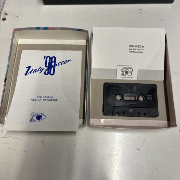 Commodore C64/128 ITALY SOCCER 90 + FORMULA 1 3D Commodore CASSETTE - immagine 8