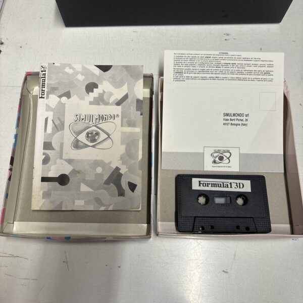 Commodore C64/128 ITALY SOCCER 90 + FORMULA 1 3D Commodore CASSETTE - immagine 9
