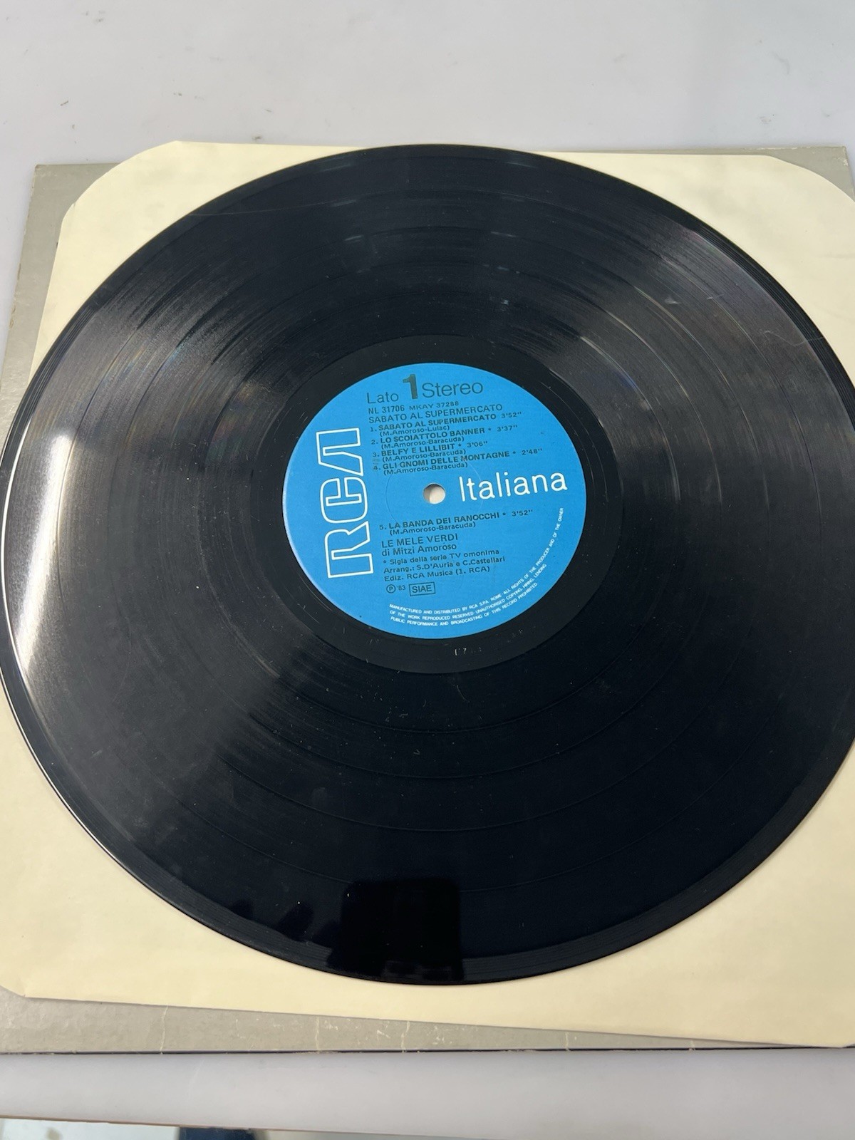 Disco 33 Giri LP - Sabato Al supermercato Sigle Cartoni Animati - immagine 5