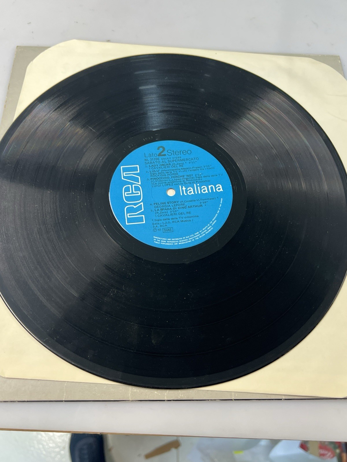 Disco 33 Giri LP - Sabato Al supermercato Sigle Cartoni Animati - immagine 8