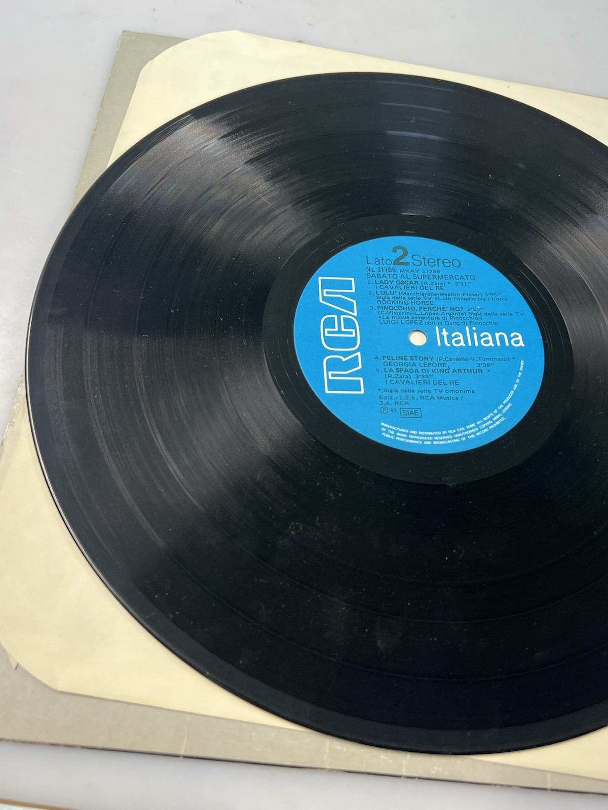 Disco 33 Giri LP - Sabato Al supermercato Sigle Cartoni Animati - immagine 9