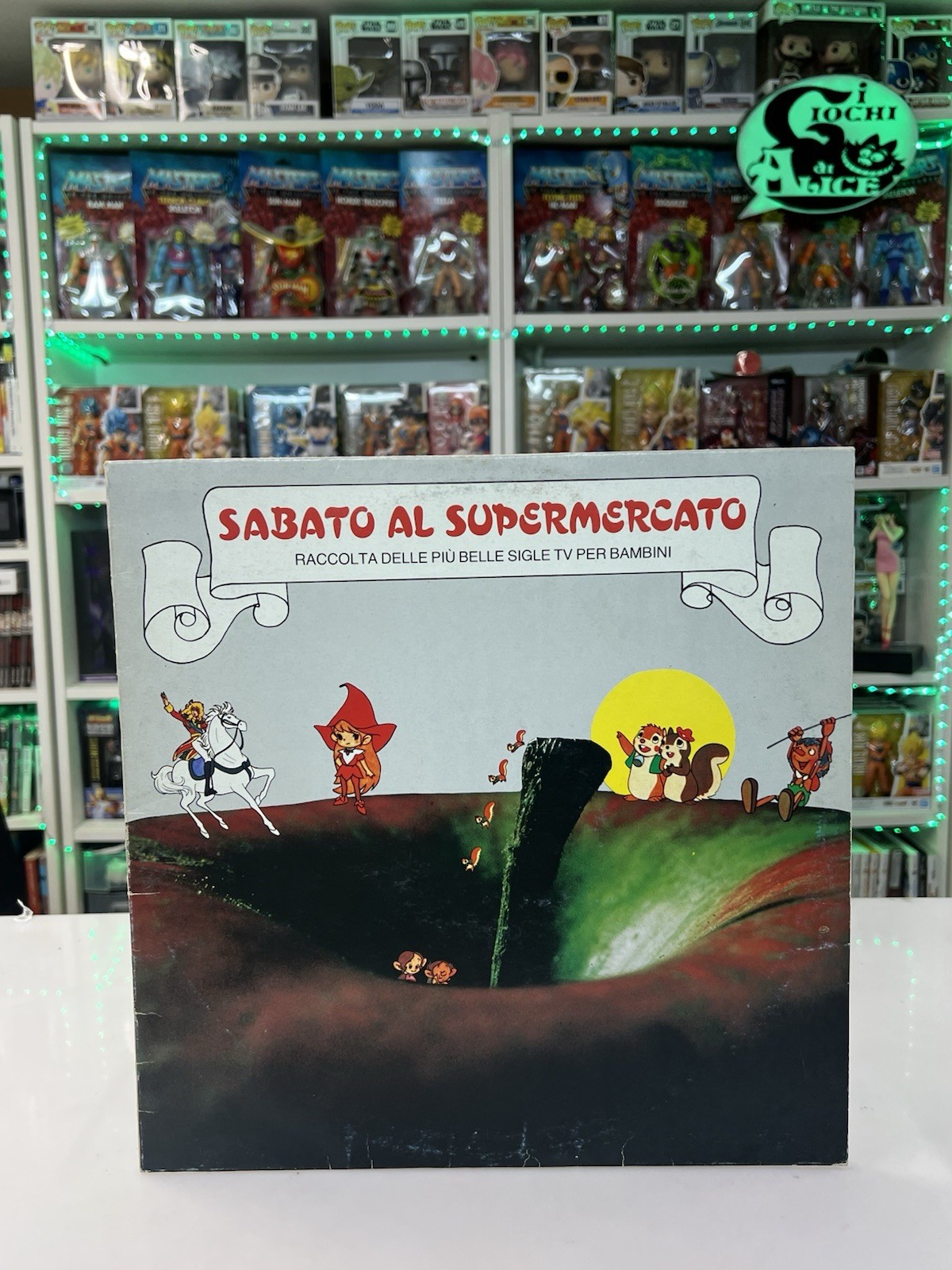 Disco 33 Giri LP - Sabato Al supermercato Sigle Cartoni Animati