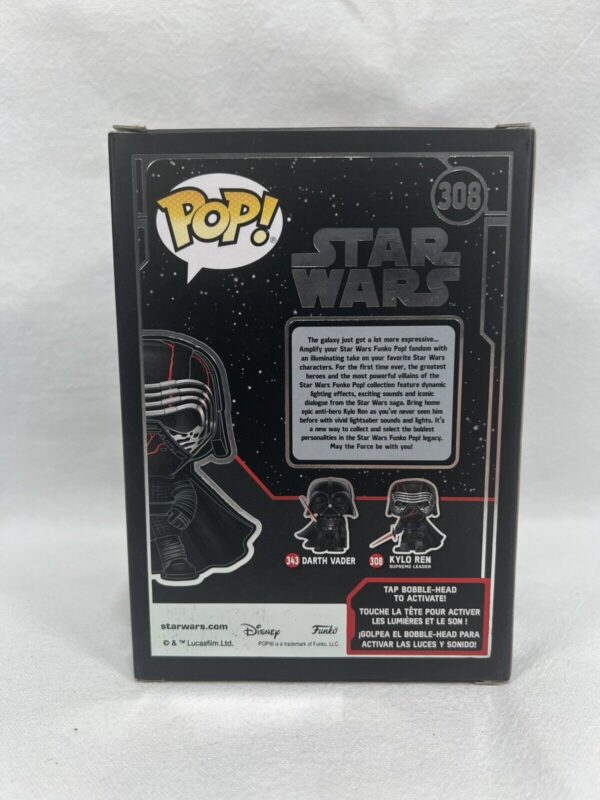 Funko Pop - Star Wars - Kylo Ren Light & Sound 308 - immagine 4