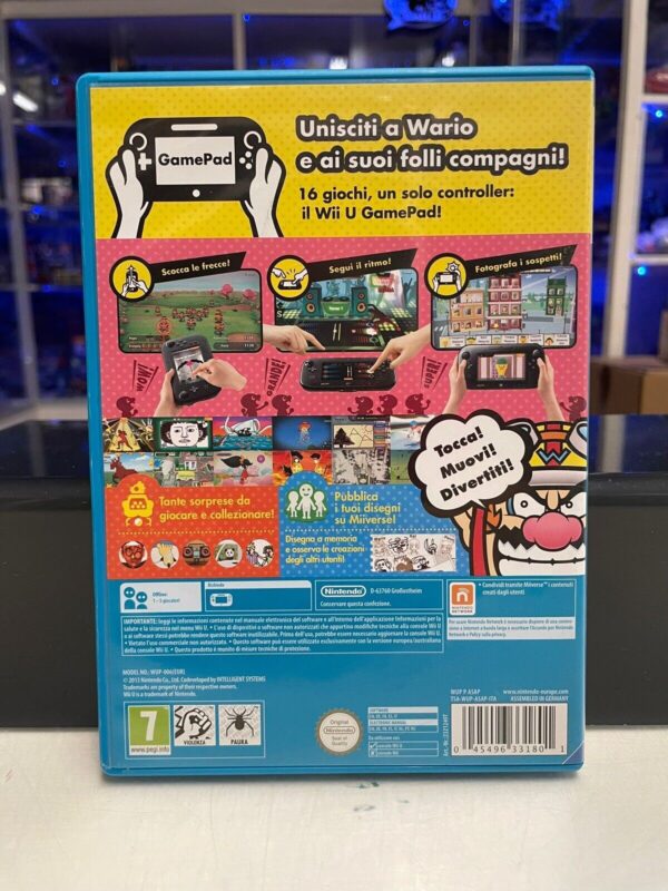 GAME & WARIO NINTENDO WIIU PAL  ITALIANO COMPLETO RARO MULTILINGUAL - immagine 3