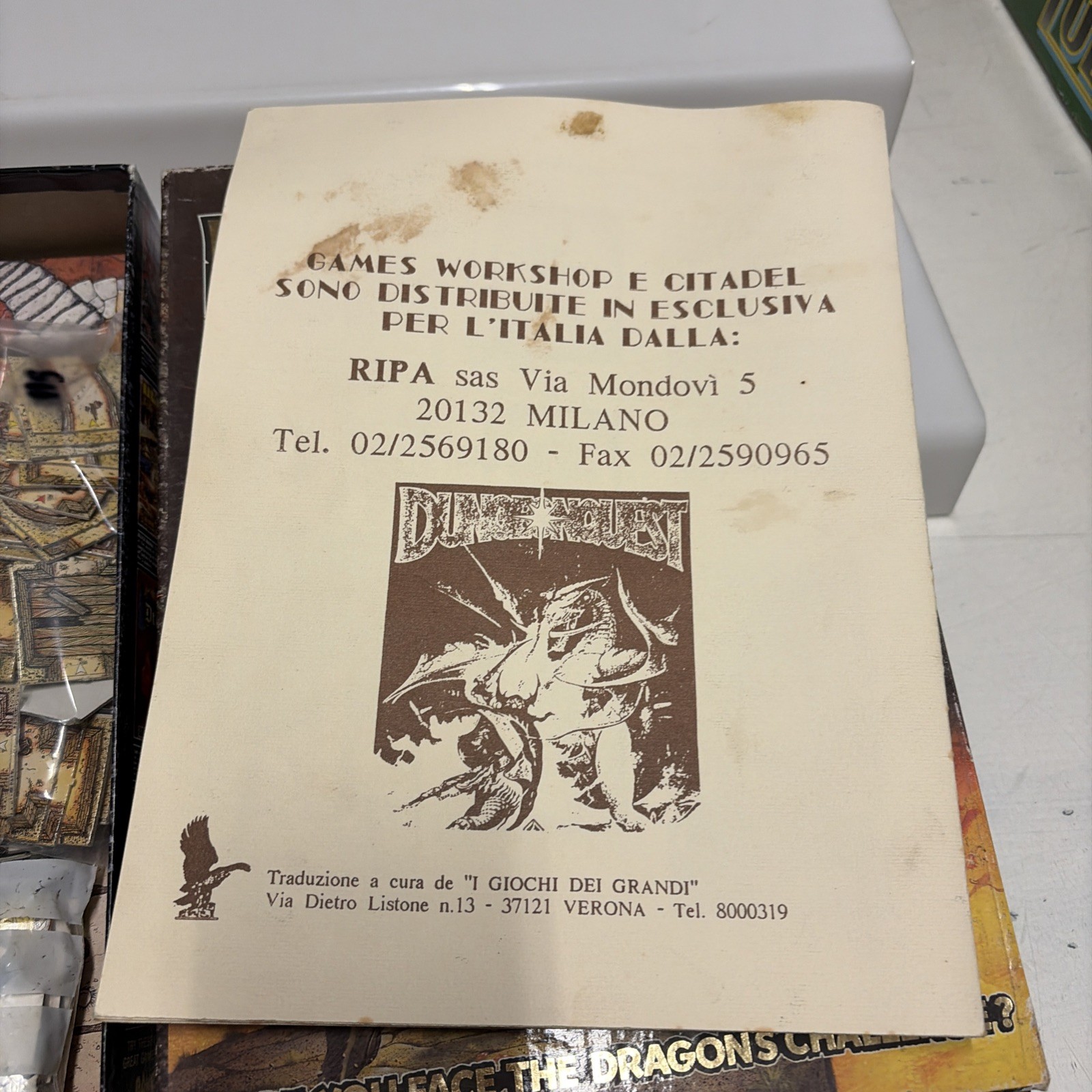 Games Workshop Talisman - DUNGEONQUEST - Italiano OTTIMO Vintage - immagine 7