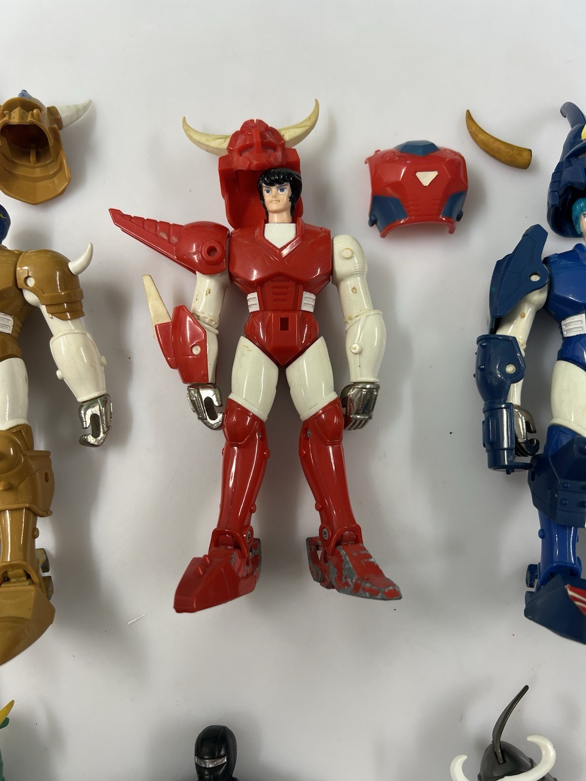 Gig takara I 5 samurai Trooper - Lotto Composto Da 6 Personaggi Con Varie Parti - immagine 7