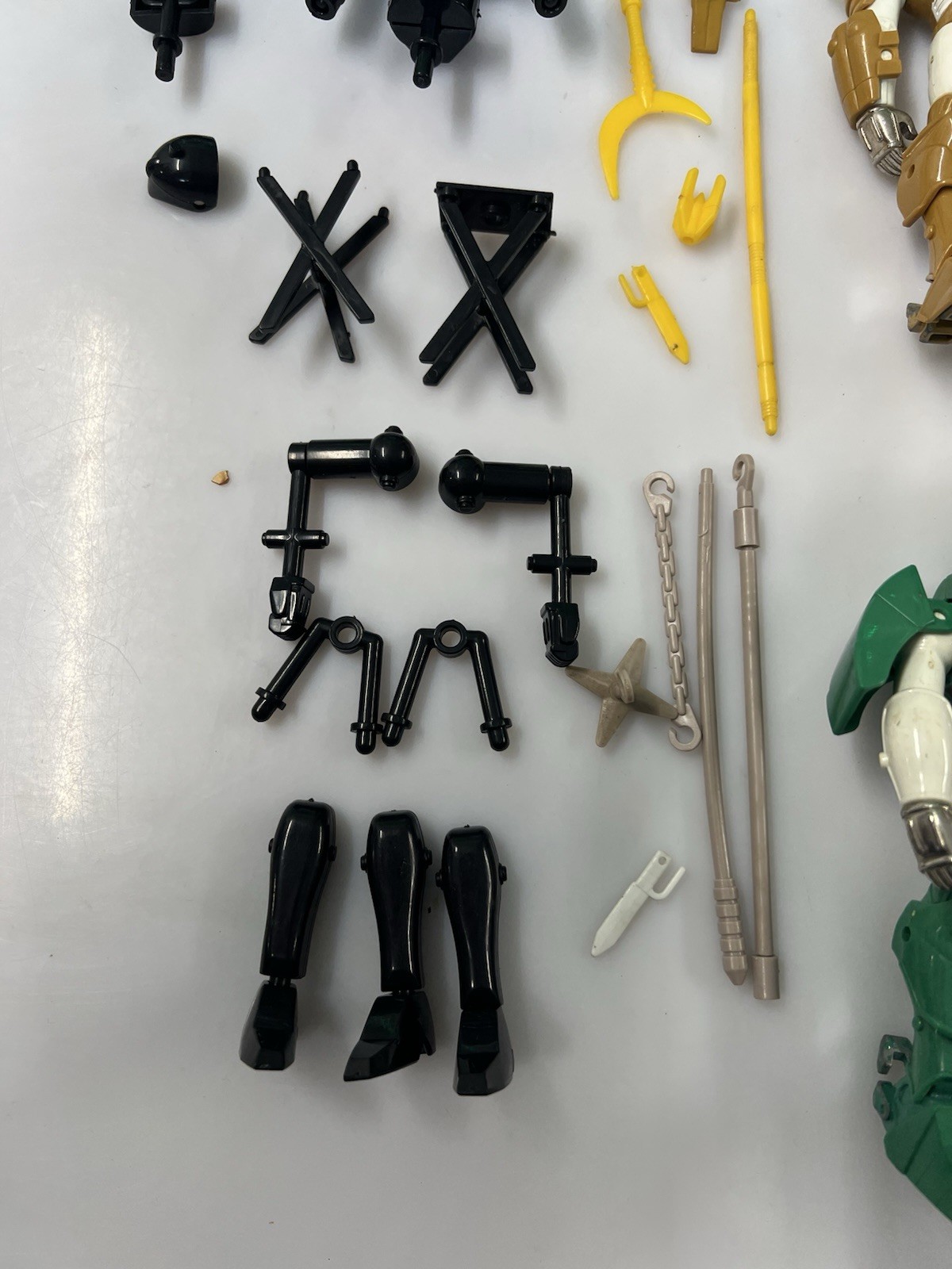 Gig takara I 5 samurai Trooper - Lotto Composto Da 6 Personaggi Con Varie Parti - immagine 10