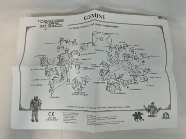 Giochi Preziosi I Cavalieri Dello Zodiaco Saint Seiya Die Cast - Saga Gemini - immagine 9
