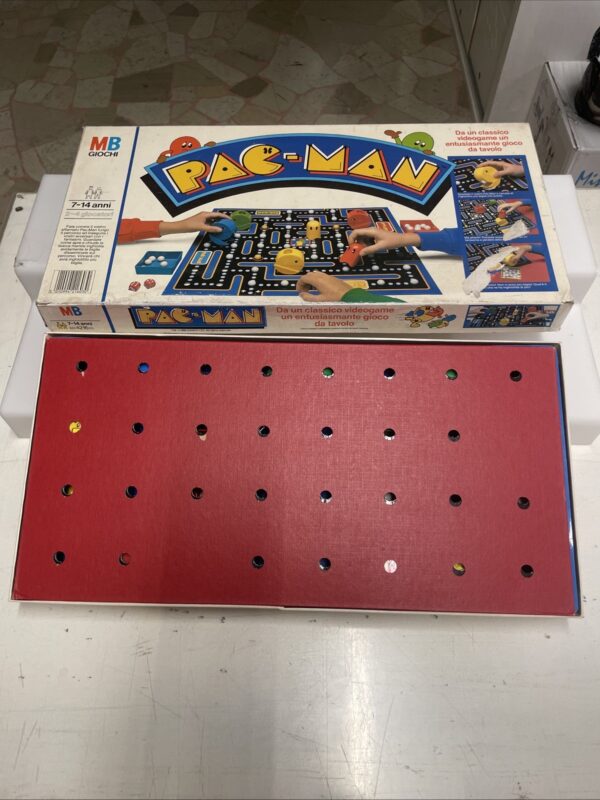Gioco da tavola Vintage, MB Giochi PAC-MAN, 1980 NAMCO LTD. 99% Completo, 1982 - immagine 7