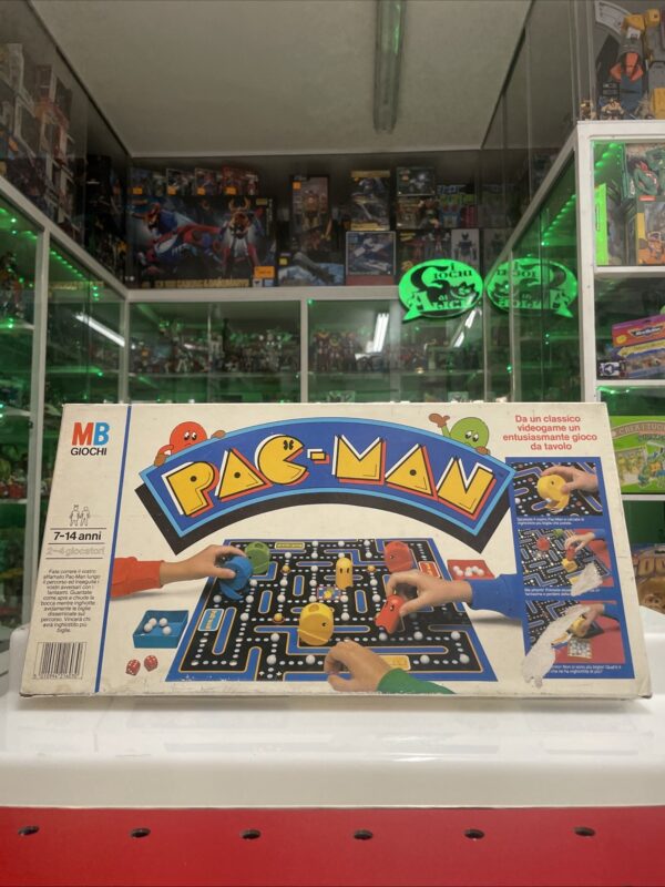 Gioco da tavola Vintage, MB Giochi PAC-MAN, 1980 NAMCO LTD. 99% Completo, 1982
