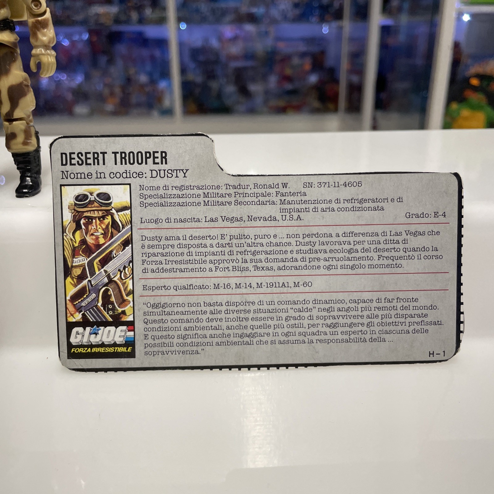 HASBRO G.I.JOE GI JOE - DUSTY Desert Trooper - COMPLETO In Italia - immagine 4