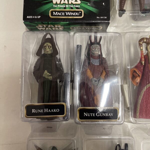 HASBRO GUERRE STELLARI Star Wars LOTTO 18 Action Figures 1999 Watto  Windu  +++ - immagine 9