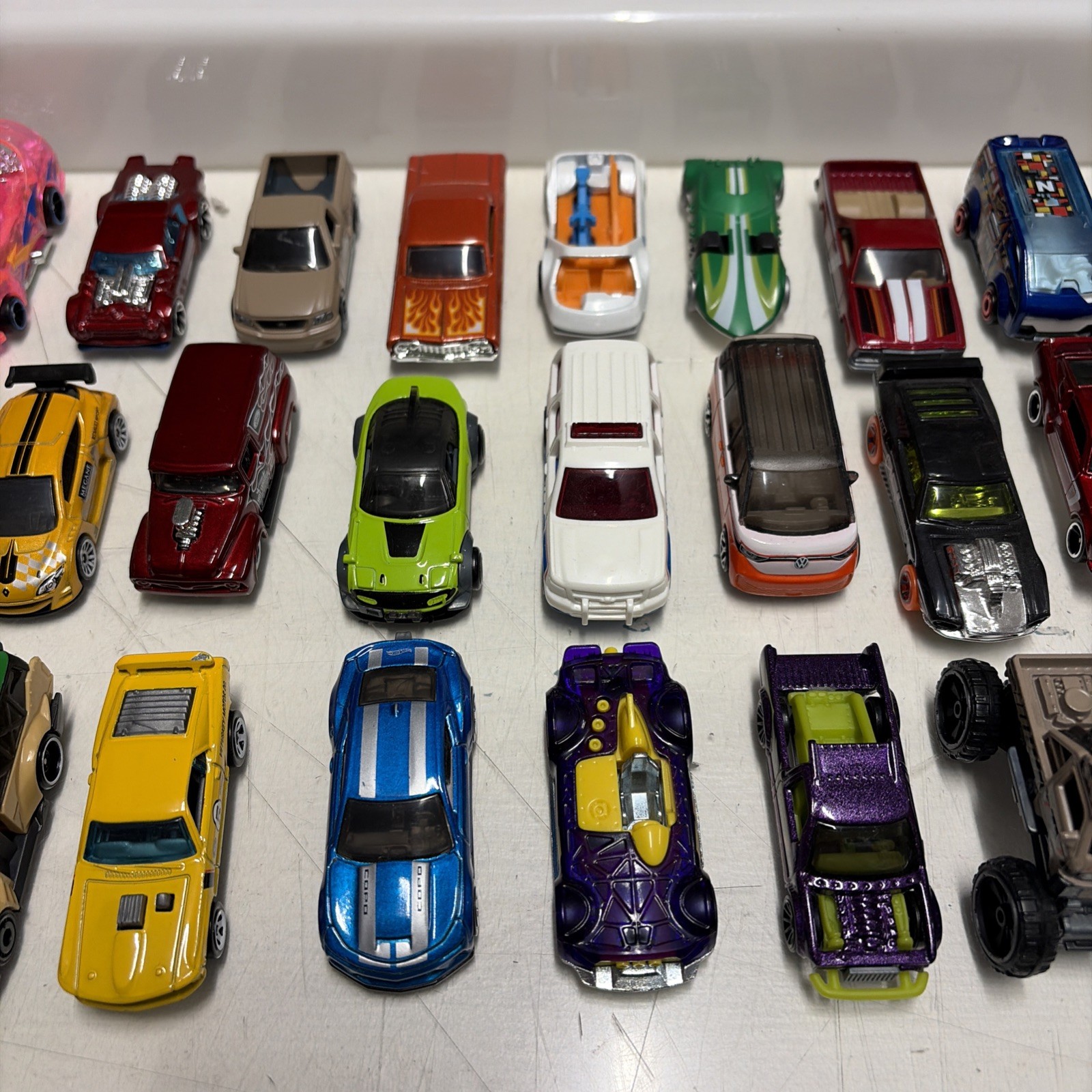 HOT WHEELS Lotto Auto e Mezzi 55 Pezzi Usati Perfetti - immagine 5