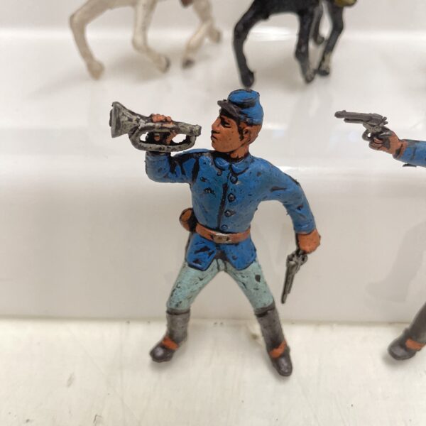ISAS Cromoplasto XILOPLASTO Soldatini  FAR WEST Cowboys - scala 1/32 - immagine 3
