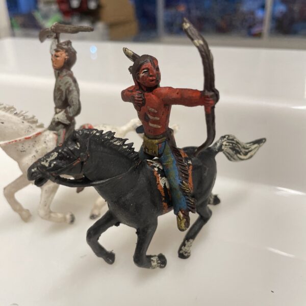 ISAS Cromoplasto XILOPLASTO Soldatini  FAR WEST Cowboys - scala 1/32 - immagine 6