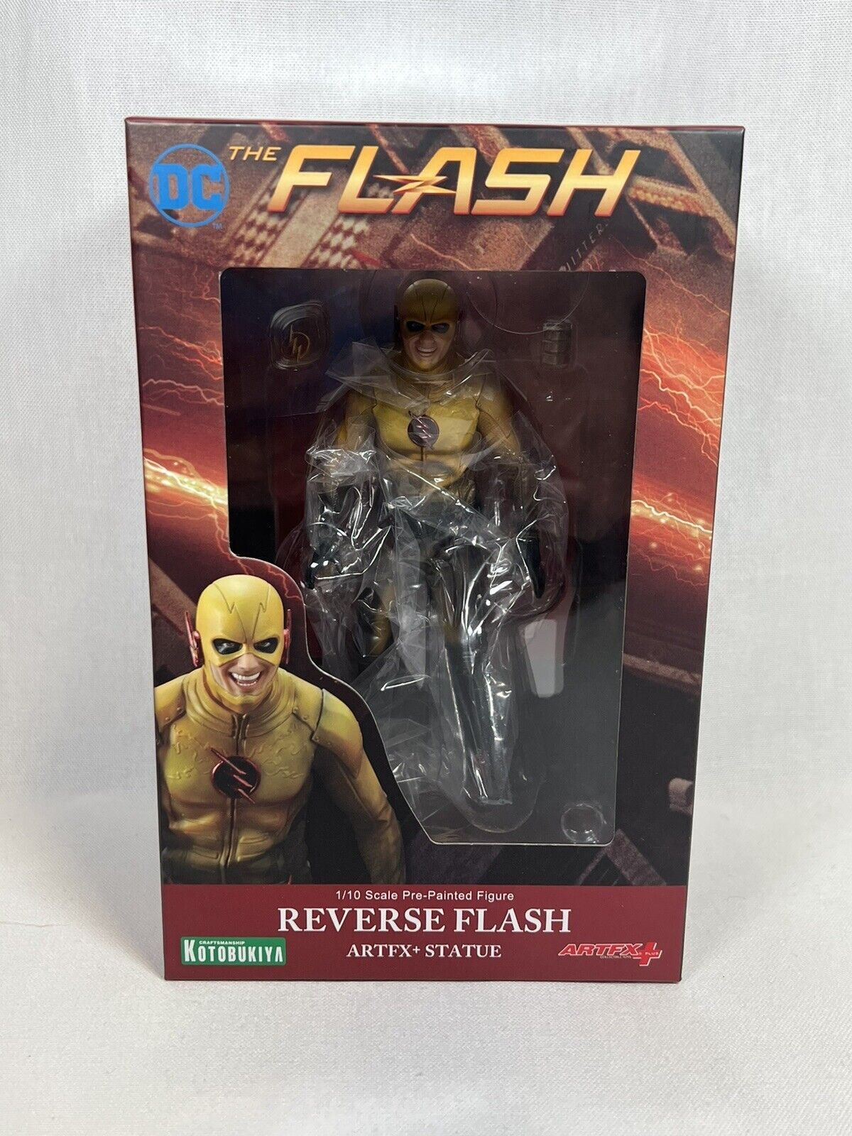 Kotobukiya Artfx+ 1/10 Scale Pre-painted Figure DC Reverse Flash Tv Series - immagine 3