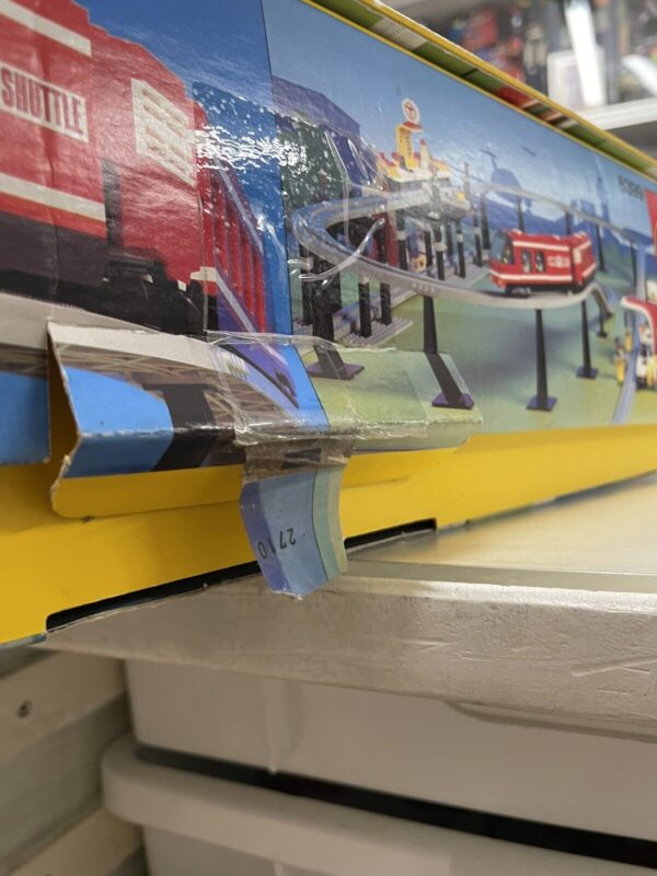 Lego 6399 Airport Shuttle 9V Legoland City Town Monorail 1989 RARA Box PERFETTA! - immagine 12